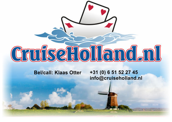 Make your cycle or boat cruise in Holland, Amsterdam, Delft, Volendam and Dutch delta works with CruiseHolland